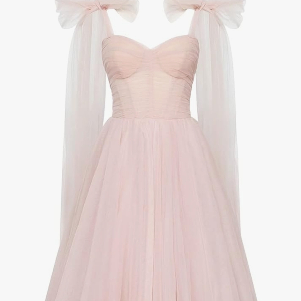 Elegant Pink Tulle Dress